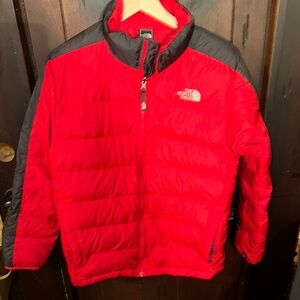 The North Face Red Puffer Jacket